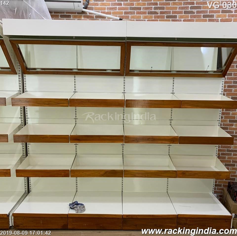 Wooden Vegetable Display Rack