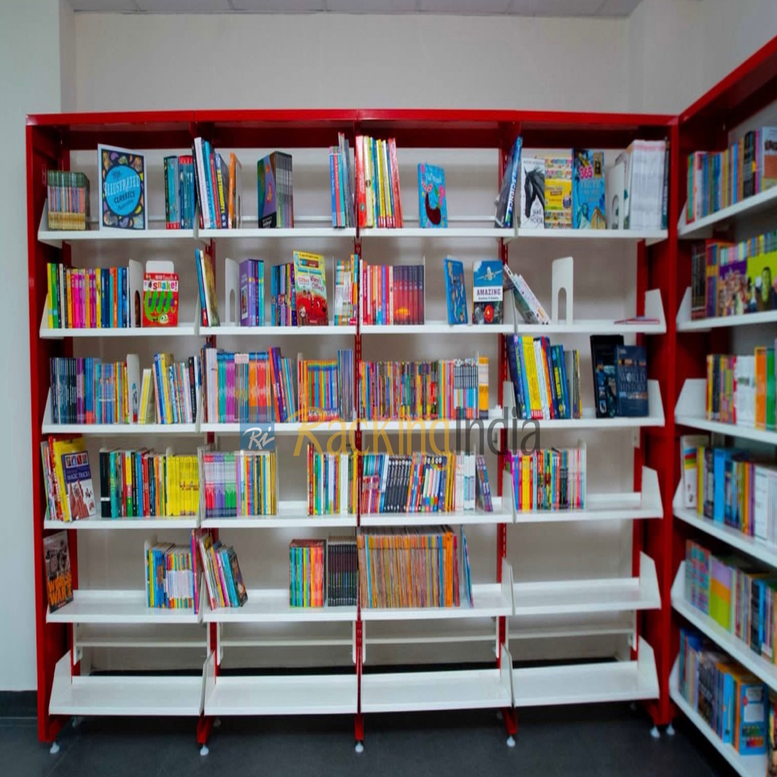 Steel Library Racks